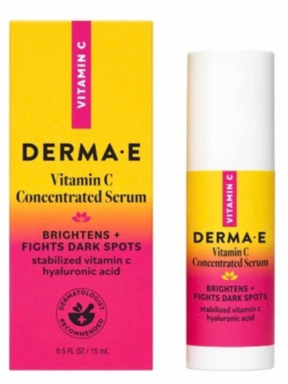 DERMA-E Vitamin C Concentrated Serum 0.5 oz / 15 mL